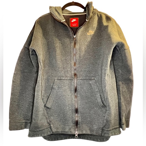 NIKE Hoodie Front Zip Green Size XS - Picture 1 of 9